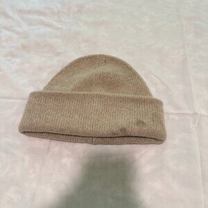 Everlane Cream Wool Beanie